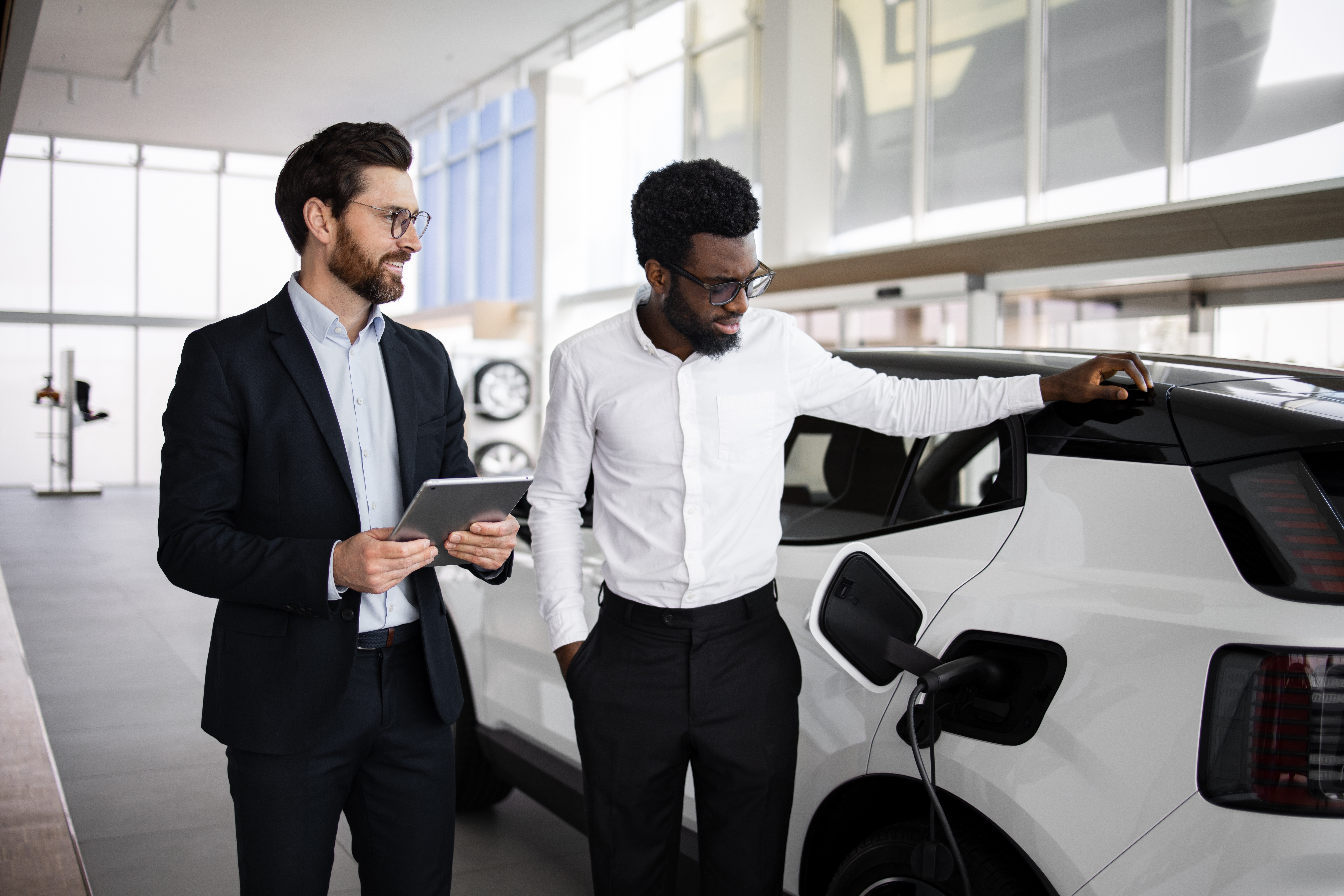 OEM and dealer charging EV